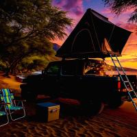 Embark on a journey through Maui with Aloha Glamp's jeep and rooftop tent allows you to discover diverse campgrounds, unveiling the island's beauty from unique perspectives each day, hotel near Kahului Airport - OGG, Paia