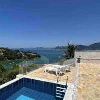 Casa em Angra com 4 quartos, churrasqueira, piscina, sinuca e quadra privativa, hotel em Angra dos Reis