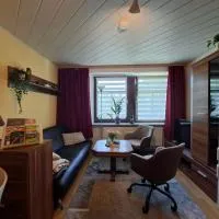 ansimali 1- Gemütliche FeWo mit Küche und Gartenblick in Grünhain-Beierfeld für Tierfreunde und Radliebhaber, Hotel in Grünhain-Beierfeld