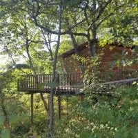 Cabane de la Bannette - Magnifique cabane dans les arbres, vue panoramique, hotel a Thoard