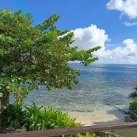 La PERLE de MOOREA Suite Parentale BORD DE LAGON baie d'OPUNOHU, ξενοδοχείο σε Orufara