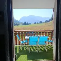 La Morte में, होटल Studio en station de ski familiale, vue sur les montagnes