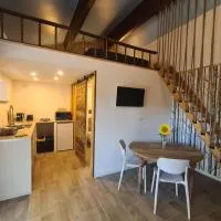 Studio mezzanine chez des mushers, hotel a Chassiecq
