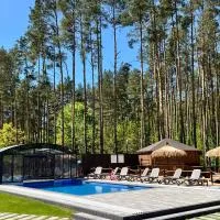 Leśne Ustronie โรงแรมในLubiszewo