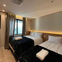 Flat Hotel 4 estrelas próx. Aeroporto GRU até 6p, hotel a Vila Gopoúva
