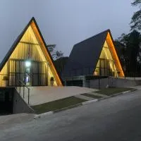 Chale cabana 1 linda vista na serra da Serra da Cantareira, хотел в Caieiras