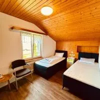 Dreibettzimmer mit eigenem Bad und Seeblick, hotel i Heiden