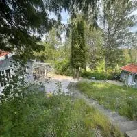 Åretrunt stuga med fiskebåt, hotel 