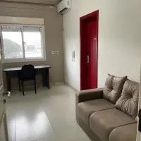 JK prox Regina e Feevale com AC e espaço Home Office, hotel v destinácii Novo Hamburgo