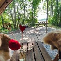 Naturlig på Korsgården Glamping, hotel Nystedben