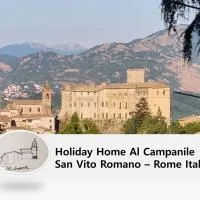 Al Campanile a stylish new apartment San Vito Romano Rome, хотел в San Vito Romano