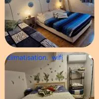 CHAMBRES chez nous Sorties A62 6 ou 6 1, hotel en Saint-Laurent