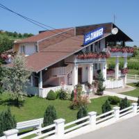 a building with a sign for a motel at House Zupan, Rakovica