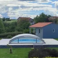 Saint-Beauzire में, होटल Chalet à la campagne chez Sabine