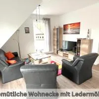 "Nautilus" Papenburg Dachterrasse Einbauküche Neubau 74 qm Free Wifi 2 Schlafzimmer bis 4 Personen, hotel a Papenburg