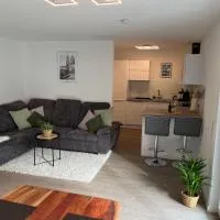 Modernes Apartment mit großer Terrasse & Parkplatz, hotelli kohteessa Schwäbisch Hall