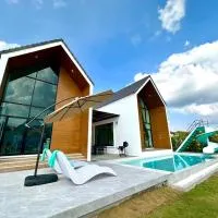 Montere Hus Pool Villa Khao Yai, hotel em Wangkata