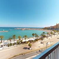 Superbe 2P au 5&egrave;me &eacute;tage avec terrasse face &agrave; la mer et parking priv&eacute; - Menton, Garavan - FR-1-196-293, hotel em Menton