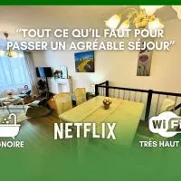 La Marquise Duplex 2 Ch avec Terrasse et Climatisation, hotel en Socourt