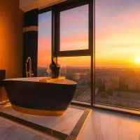 Hanza Tower Suite 21st Floor or Studio 5th Floor, hotell i Szczecin