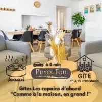 레 제페스에 위치한 호텔 Gîte Honorus - SPA - Puy duFou - Grande capacité