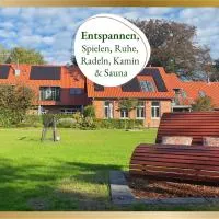 Meine Schule Sehlingen, Familien & Generations Landurlaub, Freunde & Team-Auszeit, Workation, Sauna, Ruhe & Erholung, Niedersachsen, Verden, Hamburg, Bremen, Lüneburger Heide, Heide Park 38 km , Serengeti Park 39 km, Weltvogelpark 22 km، فندق في Kirchlinteln