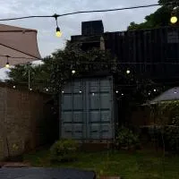 Container-Spa quente, projetor cine, lareira, churrasqueira-20km de Brotas, hotell sihtkohas Torrinha