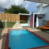 Cabanas Playa Santa/ Apto. A/ Swimming Pool/ Pool Table/ WIFI/ 3 min Beaches, viešbutis mieste Gvanika
