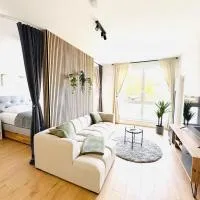 NIRO I Design City Apartment, Wellness, Infrarotkabine, Parkplatz, TV, מלון בבנסהיים