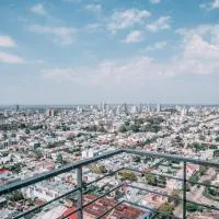 Punto panorámico, piso 22 con cochera, hotel en Santa Fe