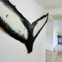 Casa Deixe-se Baleiar na vila de Serra Grande, hotel di Uruçuca