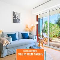 Le Cocon - 5 min to Monaco - Ideal couple or business - Free private parking - Near events - Terrace and balcony - Premium services, hotel poblíž Heliport Monako - MCM, Fontvieille