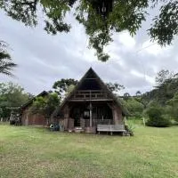 Chalé do lago rústico、カンポ・アレグレのホテル