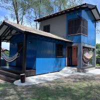 Chal&eacute; Azul da Praia, h&ocirc;tel &agrave; Jaguaruna pr&egrave;s de&nbsp;: Humberto Ghizzo Bortoluzzi Airport - JJG