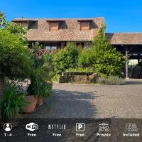 La Grange - Ground Floor Apartment, Terrace, Free Private Parking, Near Colmar, hotel em Sainte-Croix-en-Plaine
