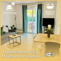 T2 Cosy, résidence sécurisée, parking privé, hotel sa Miramont-de-Guyenne