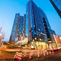 Qingdao Tinglan Hotel Apartment (Wusi Square Mixc City Branch)、青島市のホテル
