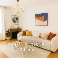 Viesnīca Paris & Disney 20 min pilsētā Le Raincy