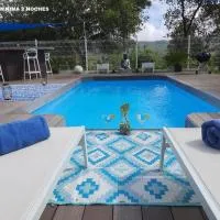 Spa Ibiza Dosrius - Bungalow con Jacuzzi y Piscina privada, hôtel à Canyamás