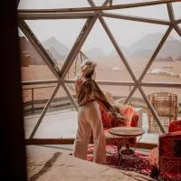 wadi rum santa camp, hotel Rum vádiban