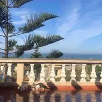 Étage 1, Villa à Tamaris 2, 200 m Plage, Vue Mer, hotel v destinaci Dar Bouazza