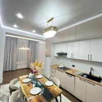 ЖК бизнес класса Capital city, сердце отдыха рядом с памятником Байдибек би, Зоопарком, Дендропарком, Shymkent Mall и парк музыкальным фонтаном Shymkent City, kh&aacute;ch sạn gần Zhezkazgan Airport - DZN, Zhezdi