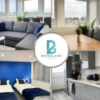 Two Bedroom Flat by Brookland Stays Serviced Accommodation Short Lets Leeds with Free WiFi, hotel poblíž Mezinárodní letiště Leeds Bradford - LBA, Yeadon