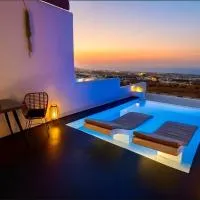 Salida Del Sol Santorini, viešbutis mieste Éxo Goniá