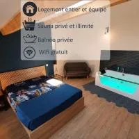 Nid Romantique avec Sauna & Balnéo Privés - ChezBross' La Parenthèse, hotel v destinácii Aboën