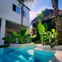 Paje में, होटल Gorgeous Private 4 bedroom open plan Villa steps to Paje Beach Zanzibar - AC WI TV Garden generator private garden sleeps 8 comfortably