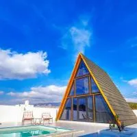 Wadi Bani Khalid-Al Joud Green hostel A-Frame Cabin, hotel sa Zilaft