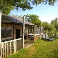 Glampingtent de Saskerlei, de Woudhaven, hotel a De Woude