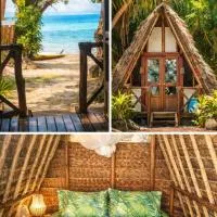 Eco cabanon Vaiana plage privée, hotel em HUH
