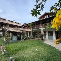 Pousada Território da Paz Praia da Ferrugem, хотел в Гаропаба
